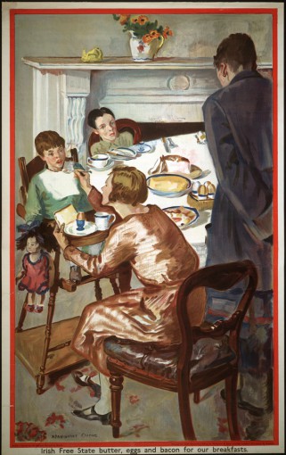 Margaret Crilley Irish_Free_State_Butter,_Eggs_and_Bacon_for_our_Breakfasts_Du_beurre,_des_œufs_et_du_bacon_de_l’État_libre_d’Irlande_au_déjeuner