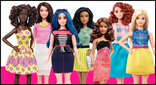 Barbie Now Comes in Many Shapes!