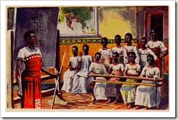 african mission school class