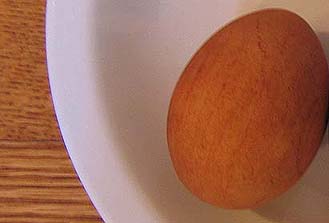 Photo of Eggs Dyed Naturally Brown