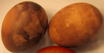 Photo of Eggs Dyed Naturally Brown