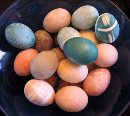 Photo of Eggs Dyed Naturally