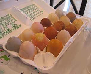 Photo of Eggs Dyed Naturally