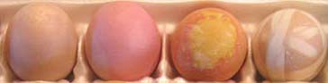 Photo of Eggs Dyed Naturally Pink