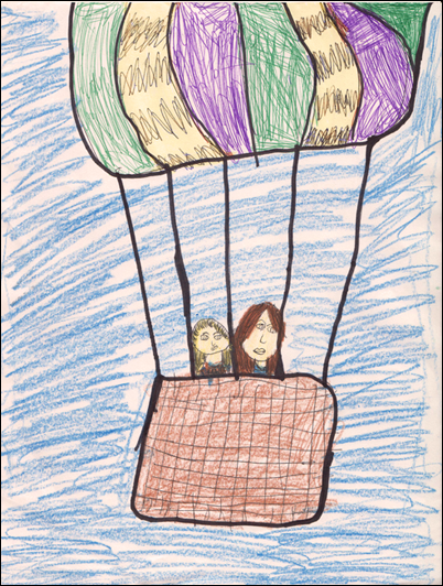 Drawing of Balloon Nursery Rhyme