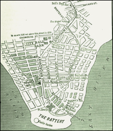 Map of NY in 1783 When British Troops Left