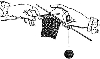 Illustration of Knitting