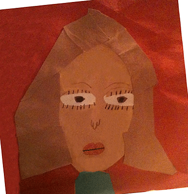 Kids Drawing of a Lady