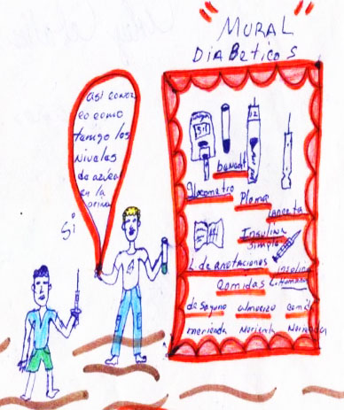 Artwork of Kid with Diabetes