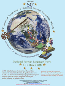 Photo of Poster for National Foreign Language Week