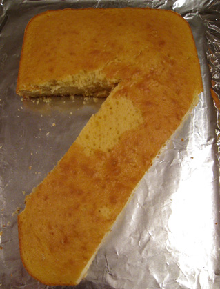 How to Make a Number Seven Cake
