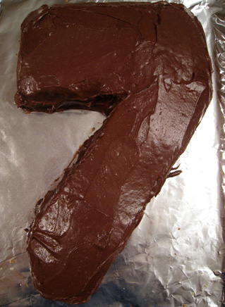 How to Make a Number Seven Cake