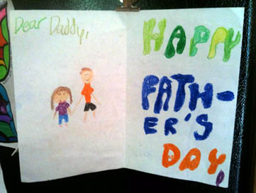 Photo of a Kids Father's Day Card