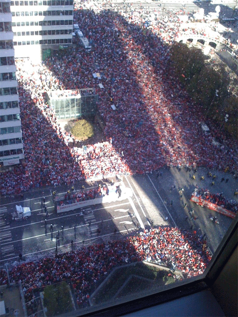 Photos of the Phillies World Series Parade 2008