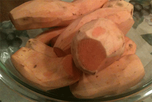Photo of Peeled Sweet Potatoes