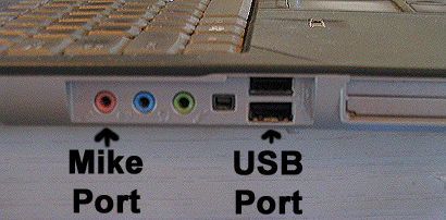 Photo of USB and Computer Ports