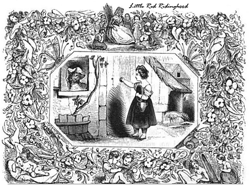 Illustration of Little Red Ridinghood