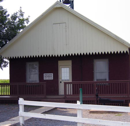 Photo of an Amish Schoolhouse