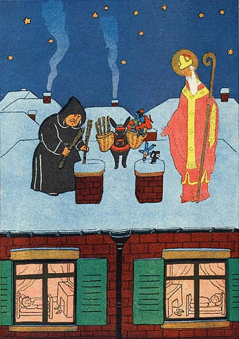 St. Nick on Roof