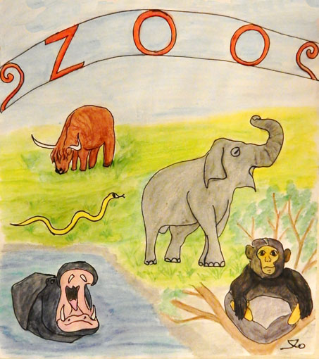 The Zoo - Chansons enfantines  américaines - États-Unis - Mama Lisa's World en français: Comptines et chansons pour les enfants du monde entier  - Intro Image