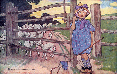 Little Bo-Peep - English Children's Songs - England - Mama Lisa's World: Children's Songs and Rhymes from Around the World  - Bottom Image