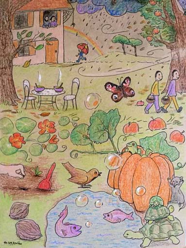 A L Interieur D Une Citrouille French Children S Songs France Mama Lisa S World Children S Songs And Rhymes From Around The World