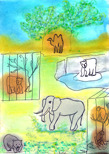 At The Zoo - English Children's Songs - England - Mama Lisa's World: Children's Songs and Rhymes from Around the World - Intro Image At The Zoo - English Children's Songs - England - Mama Lisa's World: Children's Songs and Rhymes from Around the World - Intro Image
