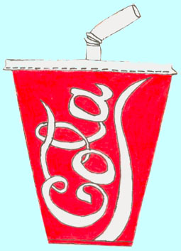 Drawing of a Cup of Cola