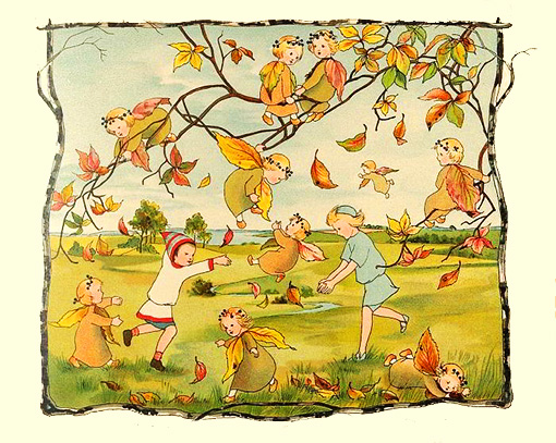 Come Little Leaves - Chansons enfantines  américaines - États-Unis - Mama Lisa's World en français: Comptines et chansons pour les enfants du monde entier  - Intro Image