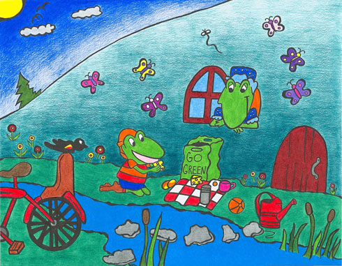 The Frog Song - Canadian Children's Songs - Canada - Mama Lisa's World: Children's Songs and Rhymes from Around the World  - Intro Image