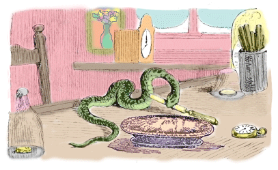 The Fastidious Serpent - English Children's Songs - England - Mama Lisa's World: Children's Songs and Rhymes from Around the World  - Intro Image