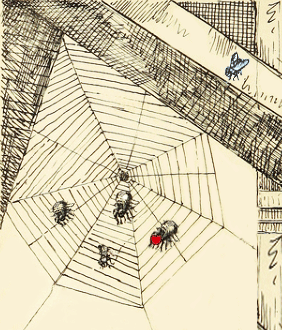 The Spider and the Ghost of the Fly - American Children's Songs - The USA - Mama Lisa's World: Children's Songs and Rhymes from Around the World - Intro Image The Spider and the Ghost of the Fly - American Children's Songs - The USA - Mama Lisa's World: Children's Songs and Rhymes from Around the World - Intro Image