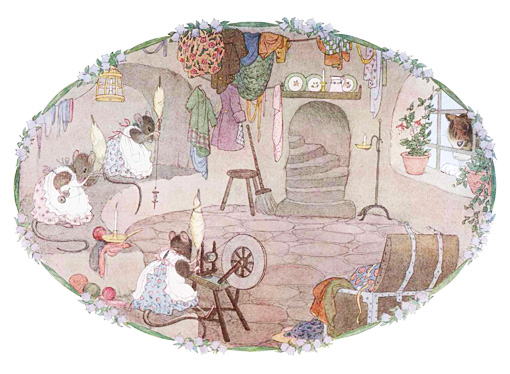 Some Little Mice Sat in a Barn to Spin - Chansons enfantines anglaises - Angleterre - Mama Lisa's World en français: Comptines et chansons pour les enfants du monde entier  - Comment After Song Image