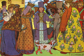 Image from Tale of the Tsar Sultan