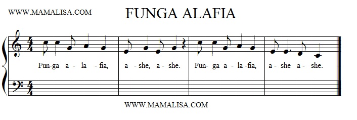 Fanga Alafia - Canciones infantiles nigerianas - Nigeria - Mamá Lisa's  World en español: Canciones infantiles del mundo entero