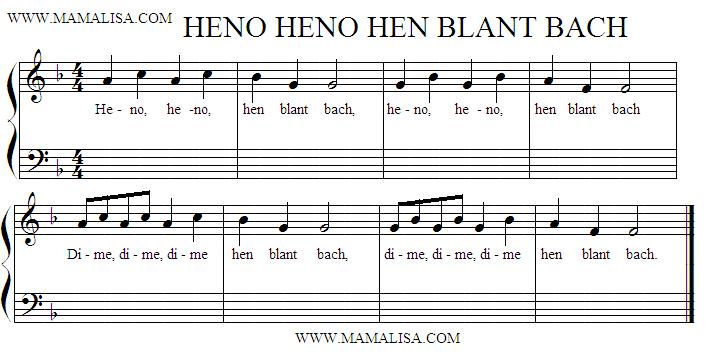 Sheet Music - Heno, heno