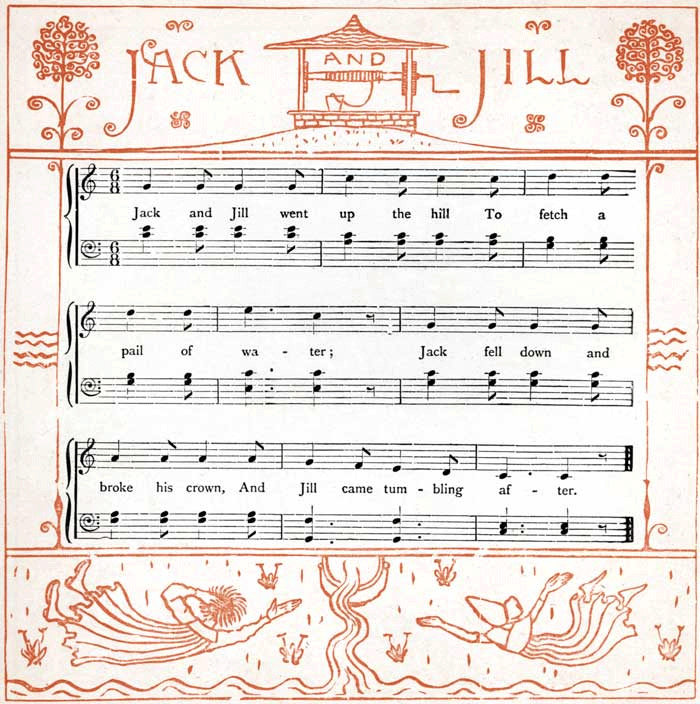Partition musicale - Jack and Jill