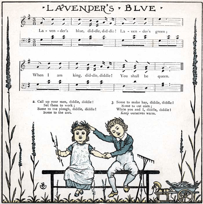 Partition musicale - Lavender's Blue
