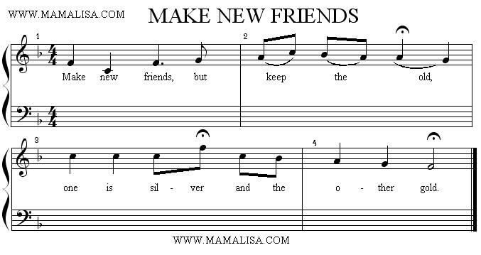 Make New Friends Girl Scout Song Lyrics Printable