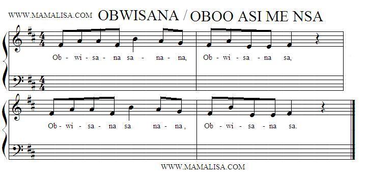 Partition musicale - Obwisana