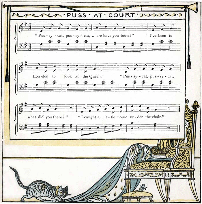 Partition musicale - Pussycat, Pussycat