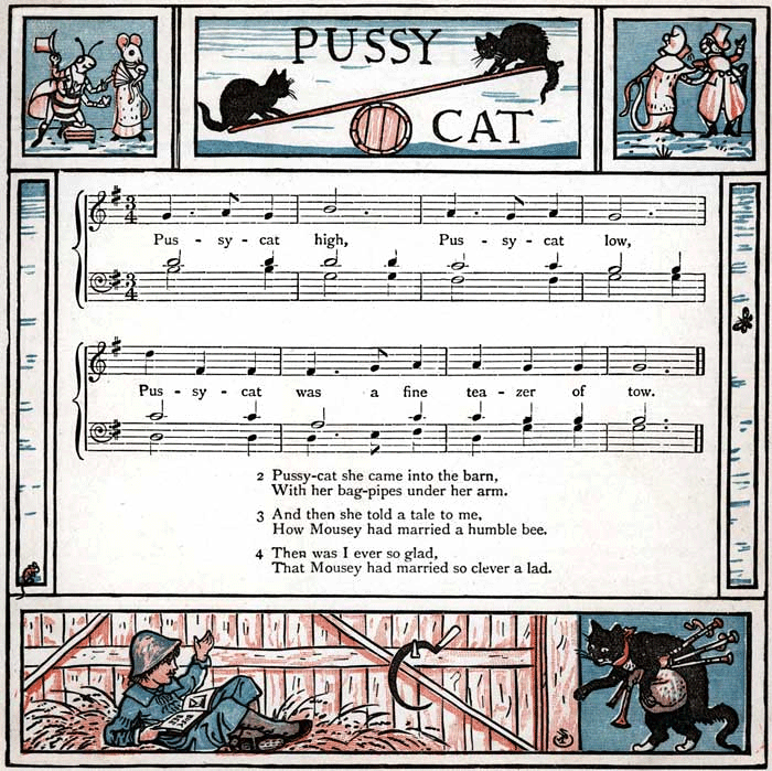 Sheet Music - Pussy-cat High, Pussy-cat Low