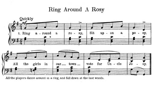 Ring A Ring O' Roses Circle Game - Let's Play Music