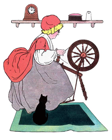 There Was an Old Woman Sat Spinning - English Children's Songs - England - Mama Lisa's World: Children's Songs and Rhymes from Around the World  - Intro Image